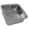 Nantucket Sinks Sink, Stainless Steel, 16.5" W x 16.5" L x 7.375" H SQRS-7 - alternate 3
